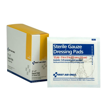 Sterile Gauze Pads (Unitized Refill), 3